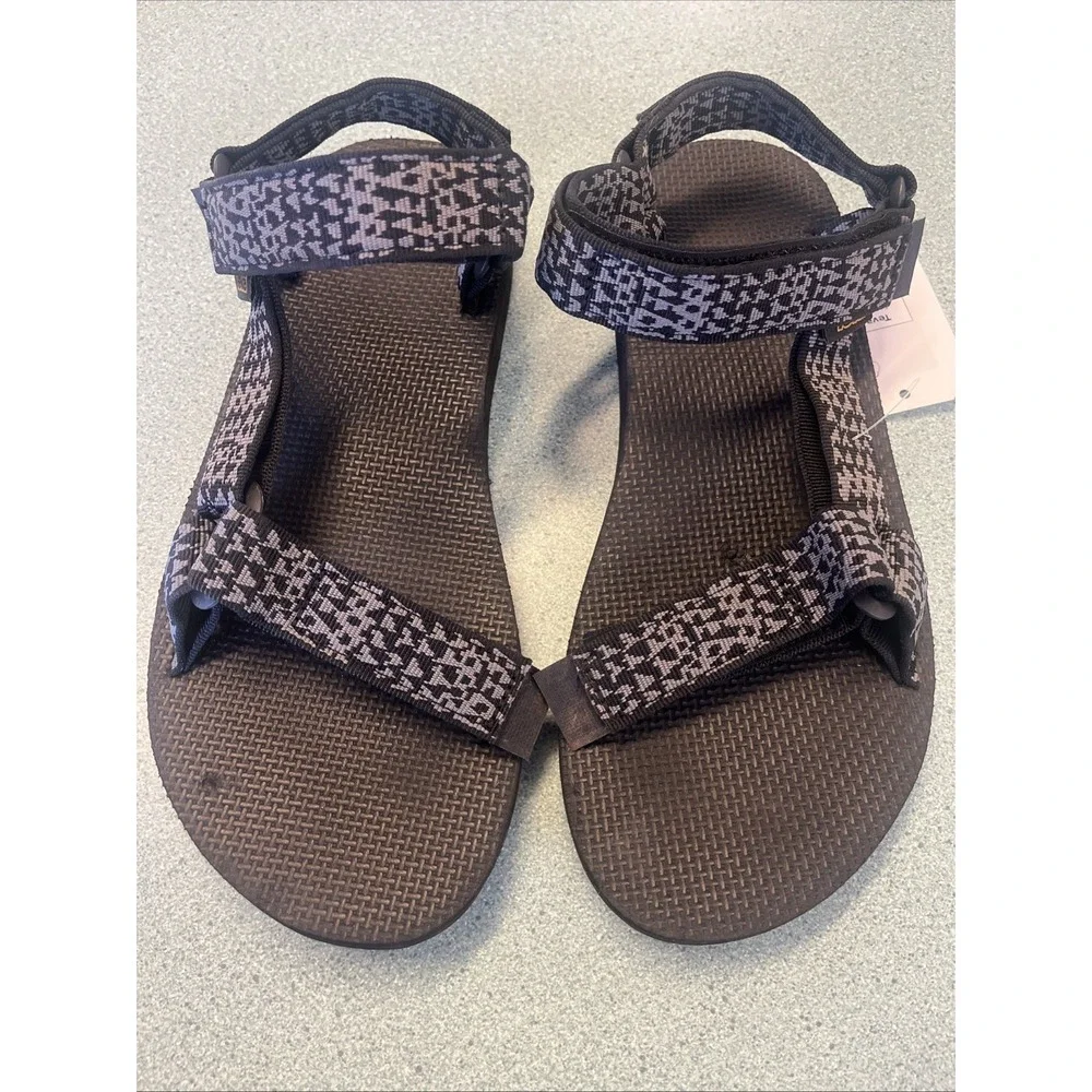Teva Sandals Men's‎ 9 Black Original Universal Strap On Water Outdoor